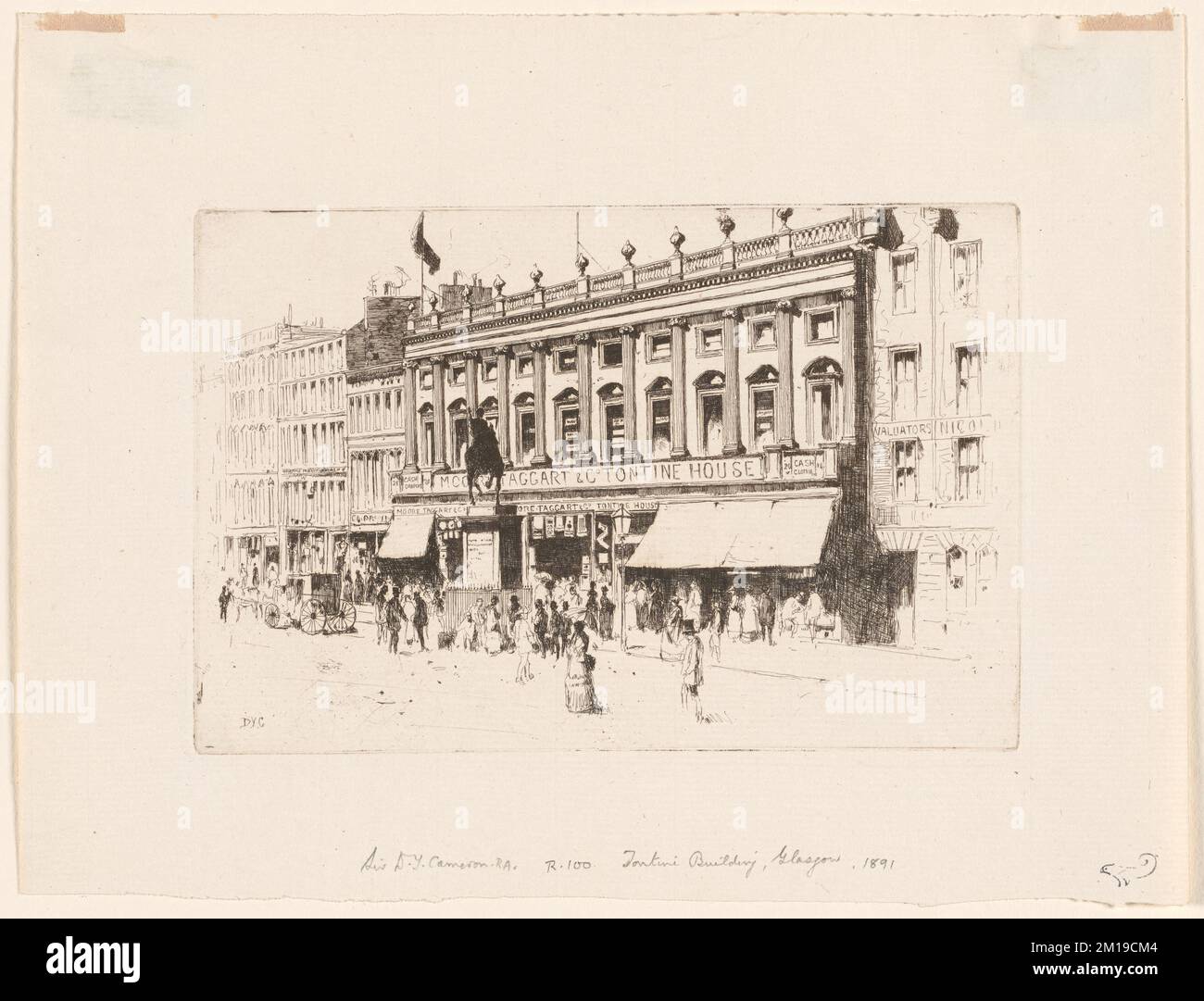 Tontine Building (Glasgow) , City & town life, Stores & shops. Sir ...