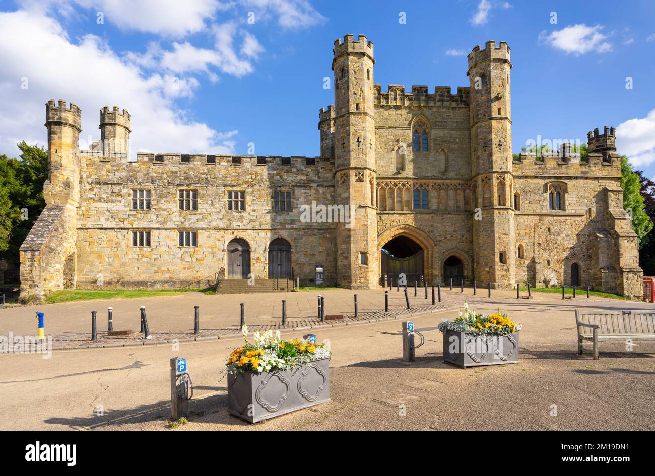 Battle East Sussex North face of Battle Abbey great gatehouse built