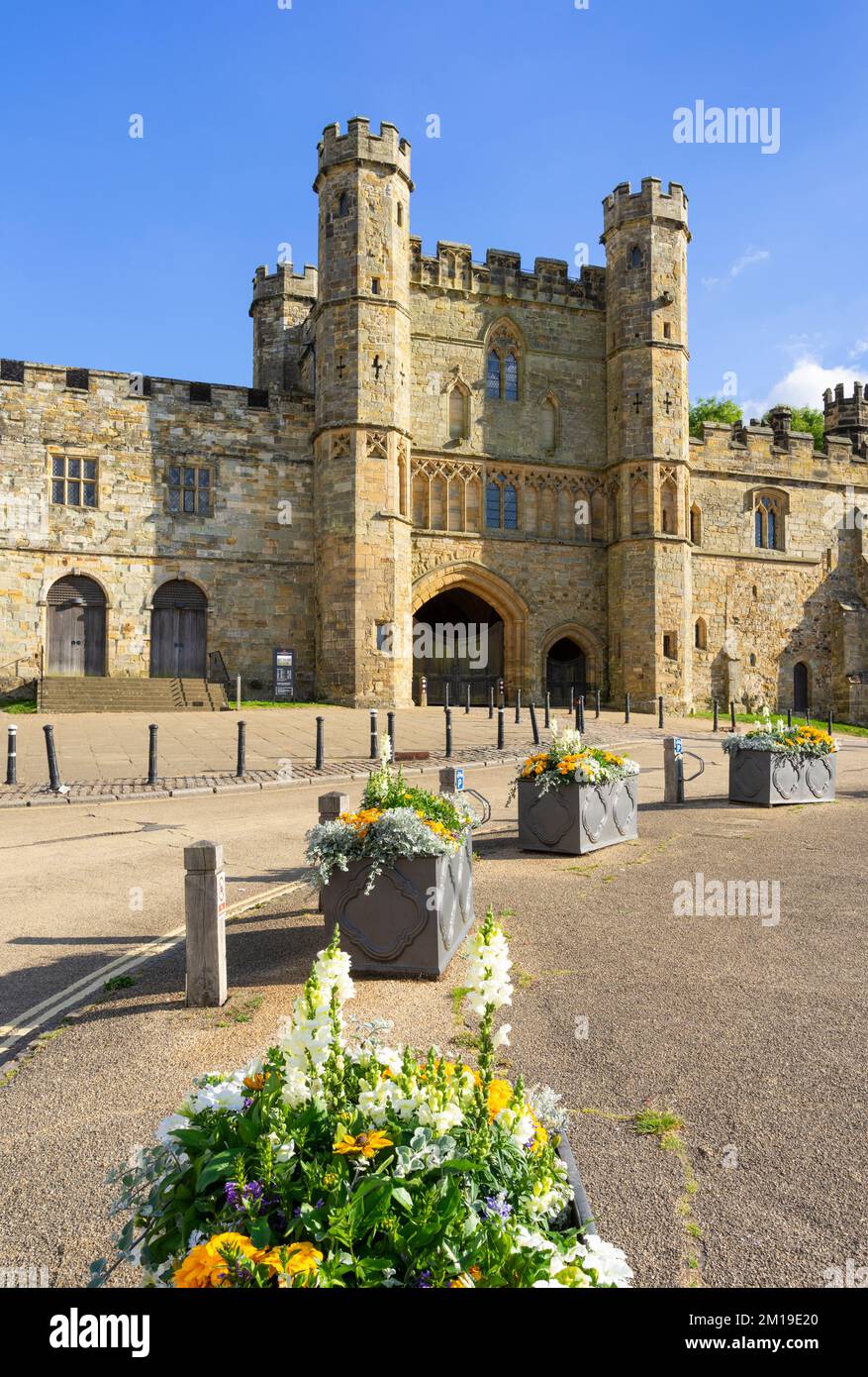 Battle East Sussex North face of Battle Abbey great gatehouse built