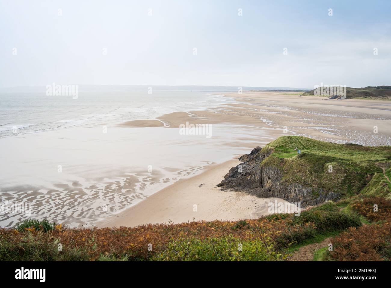Broughton Bay beach, Gower peninsula, South Wales, the United Kingdom