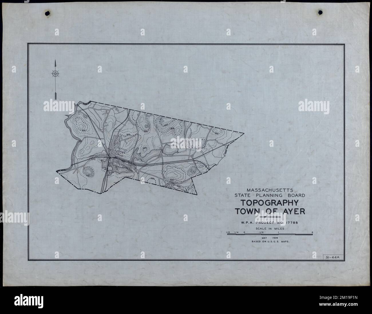 Topography Town of Ayer , Roads, Cities and towns, Land use mapping