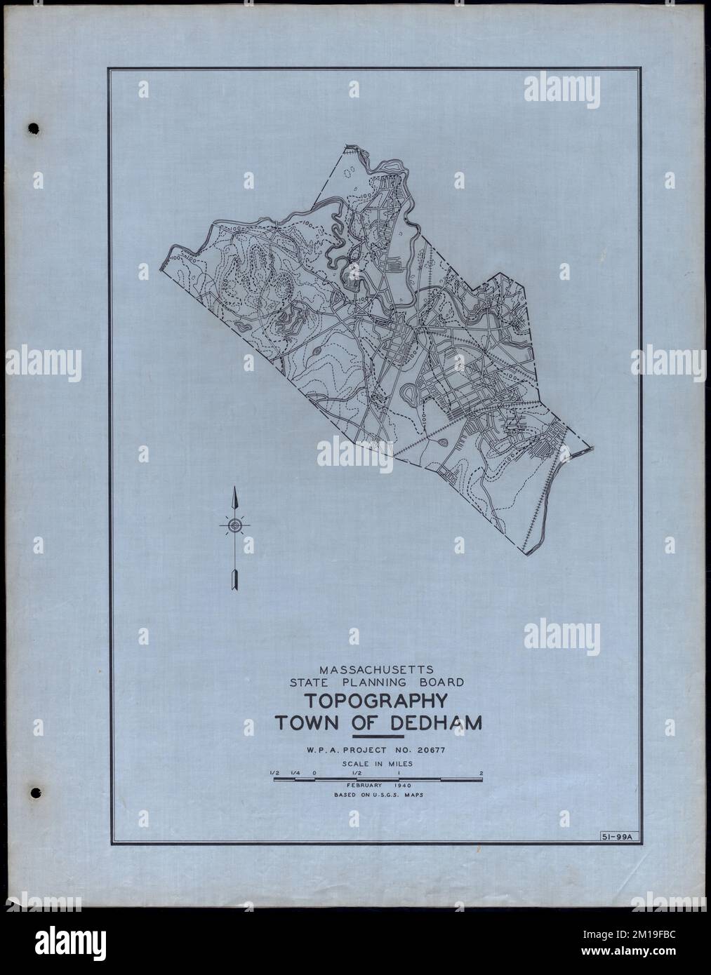Topography Town of Dedham , Roads, Cities and towns, Land use mapping, Soil mapping, United States. Works Progress Administration, United States. Work Projects Administration. Massachusetts. State Planning Board Stock Photo