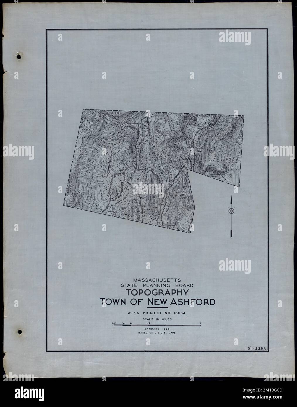 Topography Town of New Ashford , Roads, Cities and towns, Land use