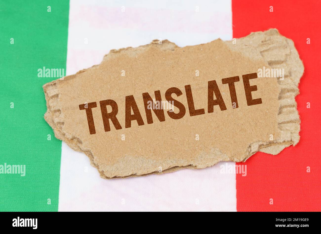 Business and finance concept. Against the background of the flag of