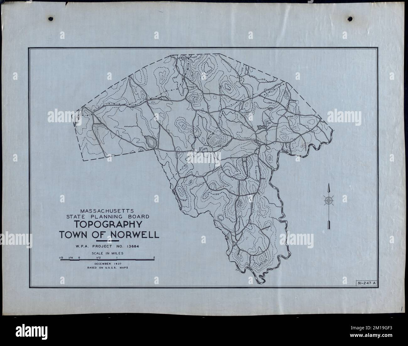 Topography Town of Norwell , Roads, Cities and towns, Land use mapping