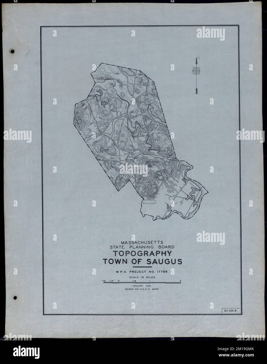 Topography Town of Saugus , Roads, Cities and towns, Land use mapping