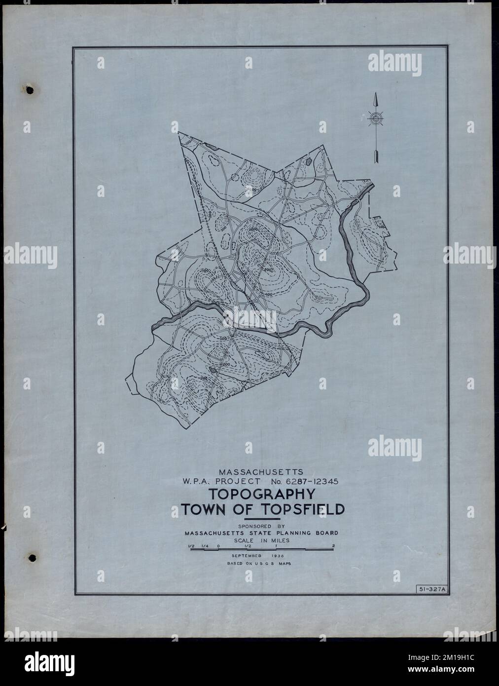 Topography Town of Topsfield , Roads, Cities and towns, Land use mapping, Soil mapping, United