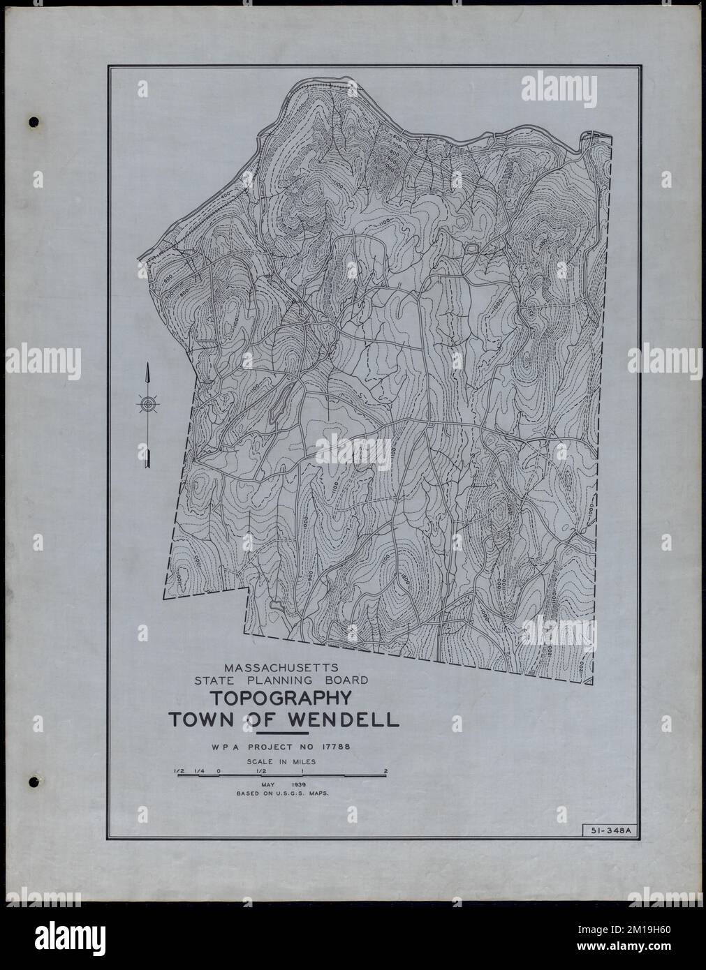 Topography Town of Wendell , Roads, Cities and towns, Land use mapping