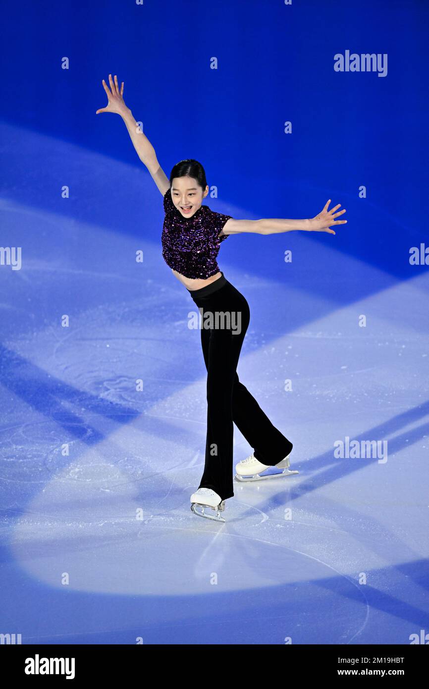 Jia SHIN (KOR), during Exhibition Gala, at the ISU Grand Prix of Figure Skating Final 2022,