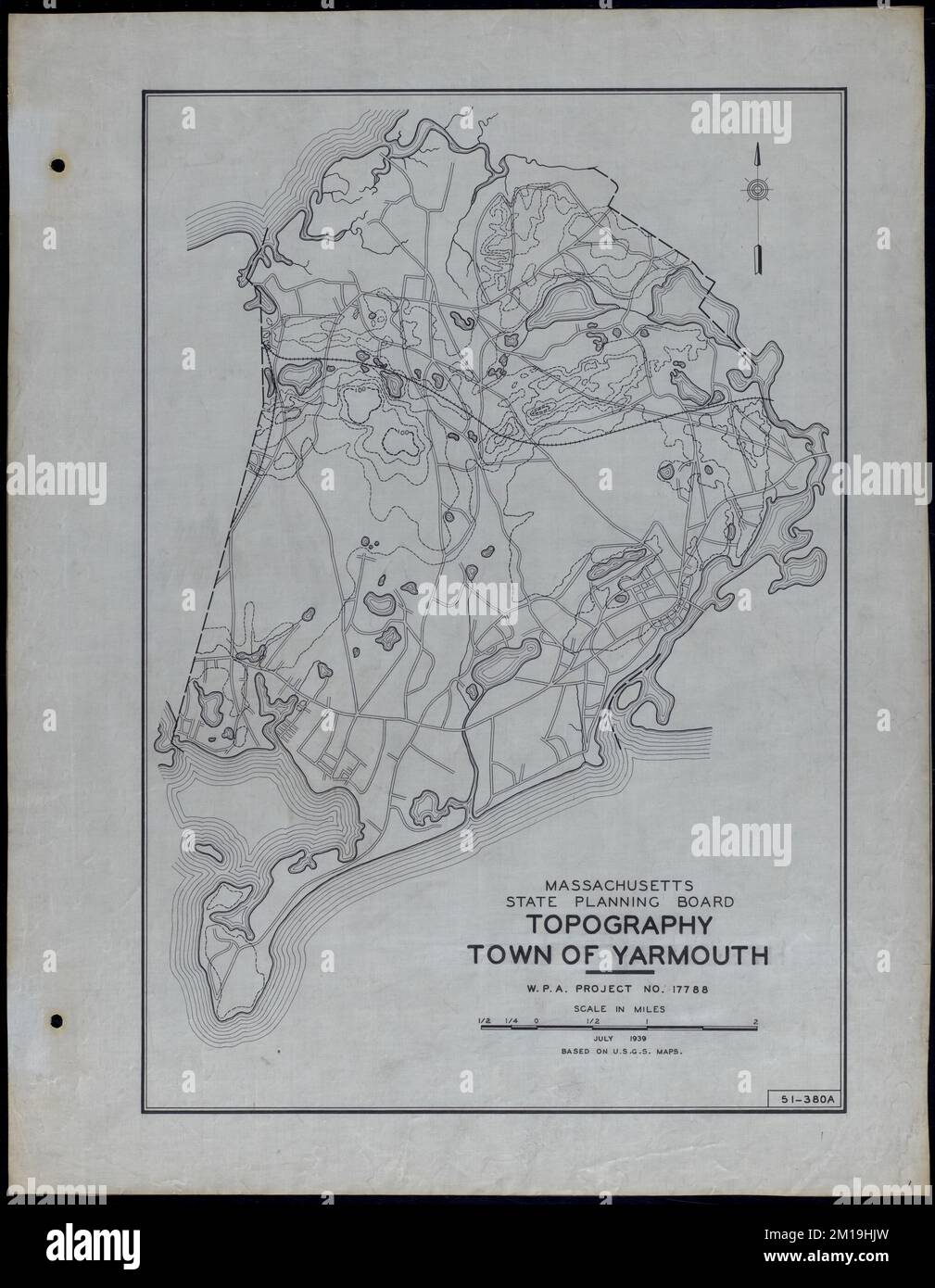 Topography Town of Yarmouth , Roads, Cities and towns, Land use mapping