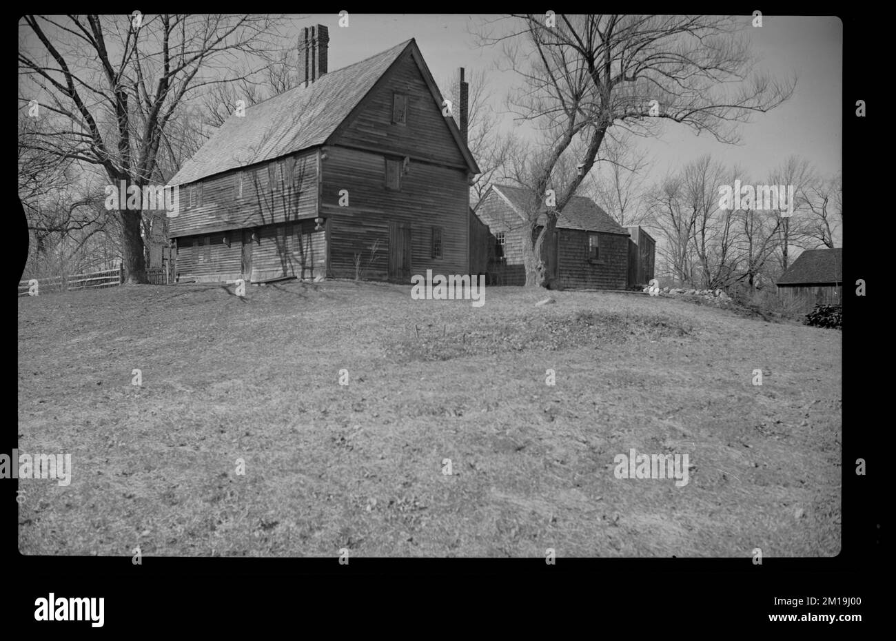 Topsfield, Parson Capen House , Dwellings. Samuel Chamberlain Photograph Negatives Collection