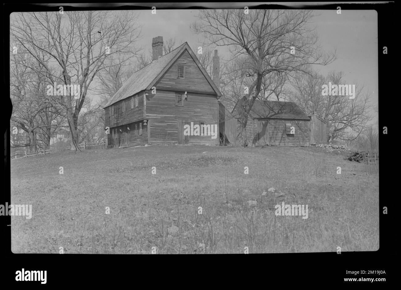 Topsfield, Parson Capen House , Dwellings. Samuel Chamberlain Photograph Negatives Collection