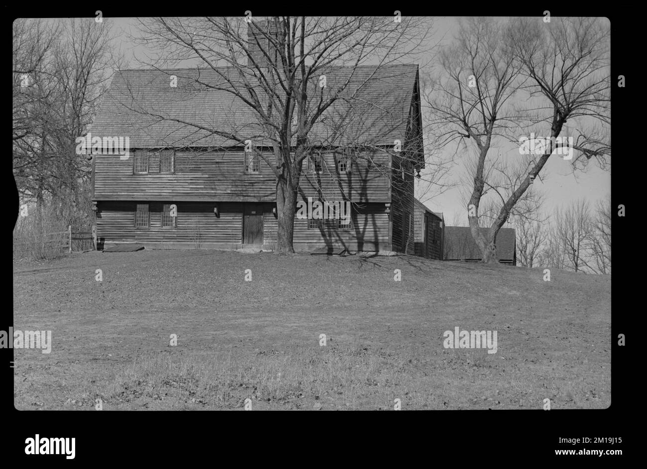 Topsfield, Parson Capen House , Dwellings. Samuel Chamberlain Photograph Negatives Collection