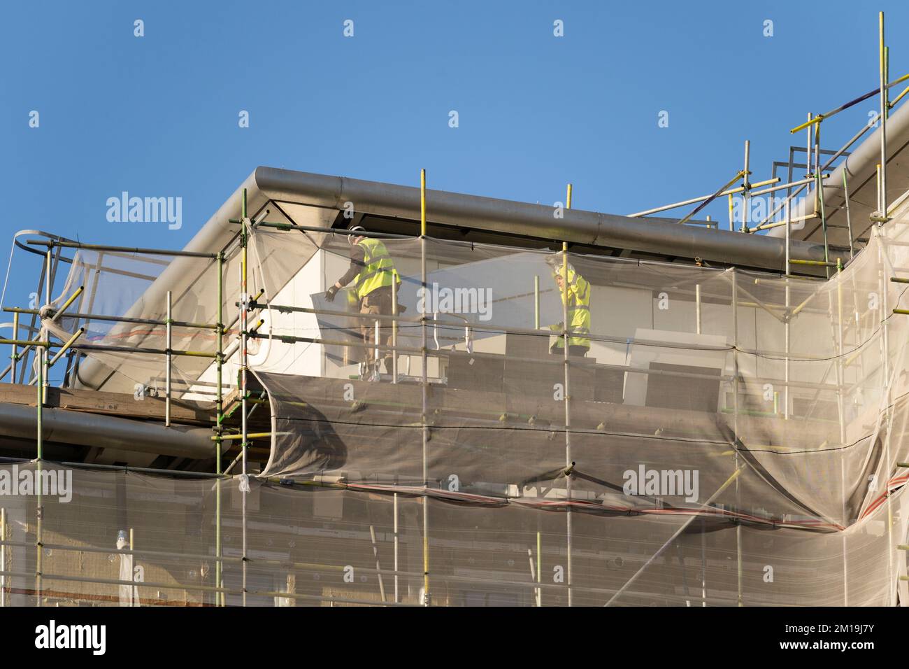 High rise flats on Winterthur Way, Basingstoke, December 2022. Stanlil