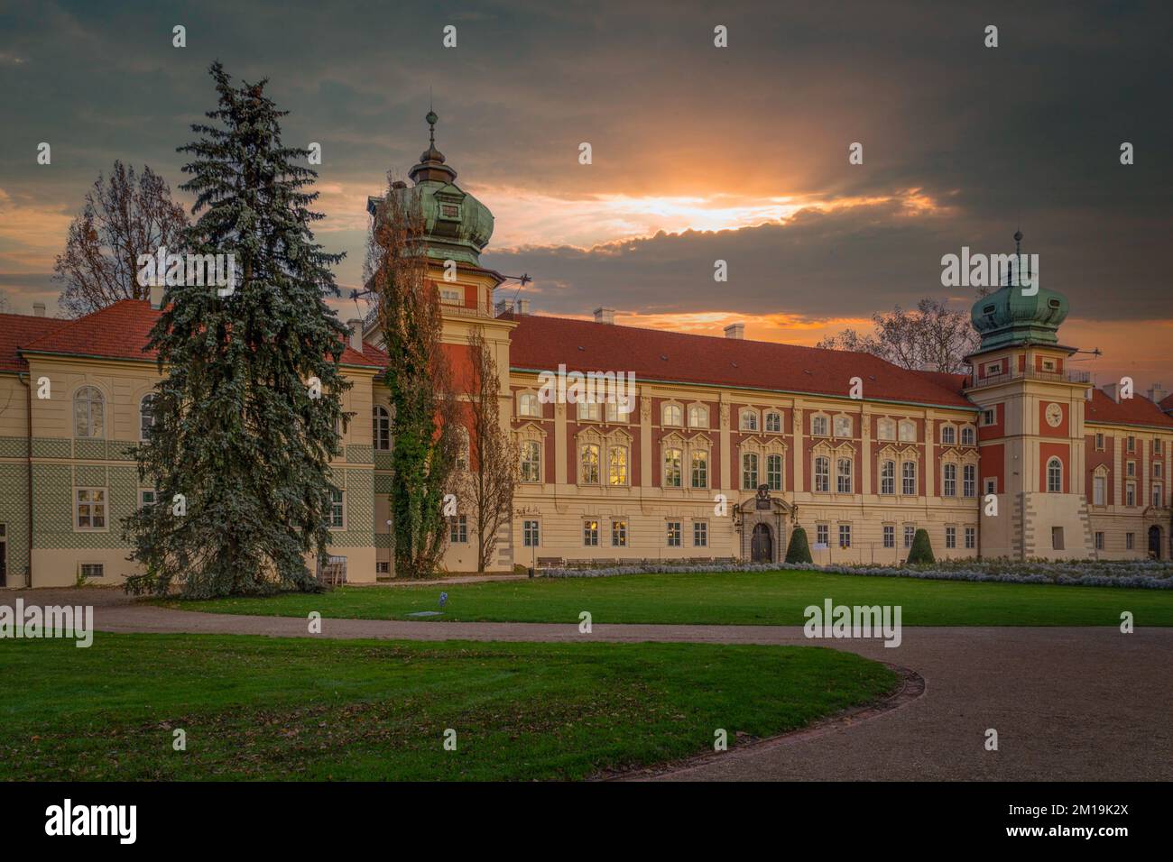 Lancut Castle - former residence of magnates in Lancut, Subcarpathian Voivodeship, Poland. Stock Photo