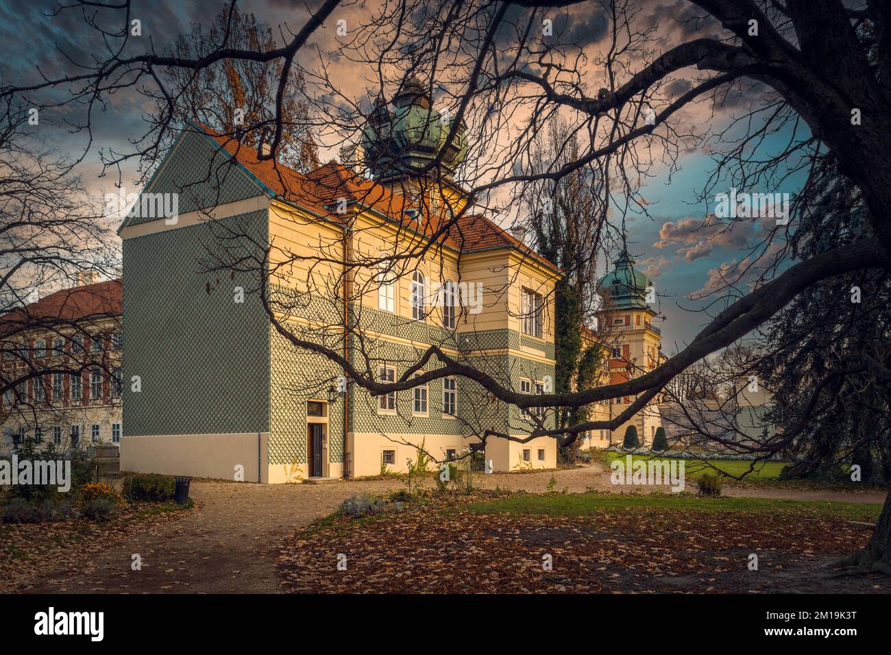 Lancut Castle - former residence of magnates in Lancut, Subcarpathian Voivodeship, Poland. Stock Photo