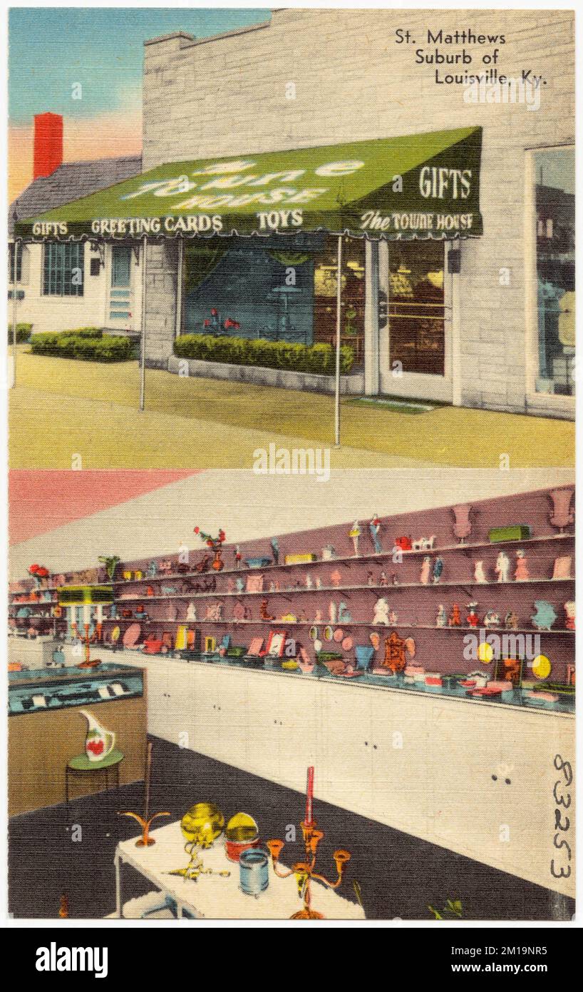 The Towne House Gift Shop is located at 3715 Lexington Road, St