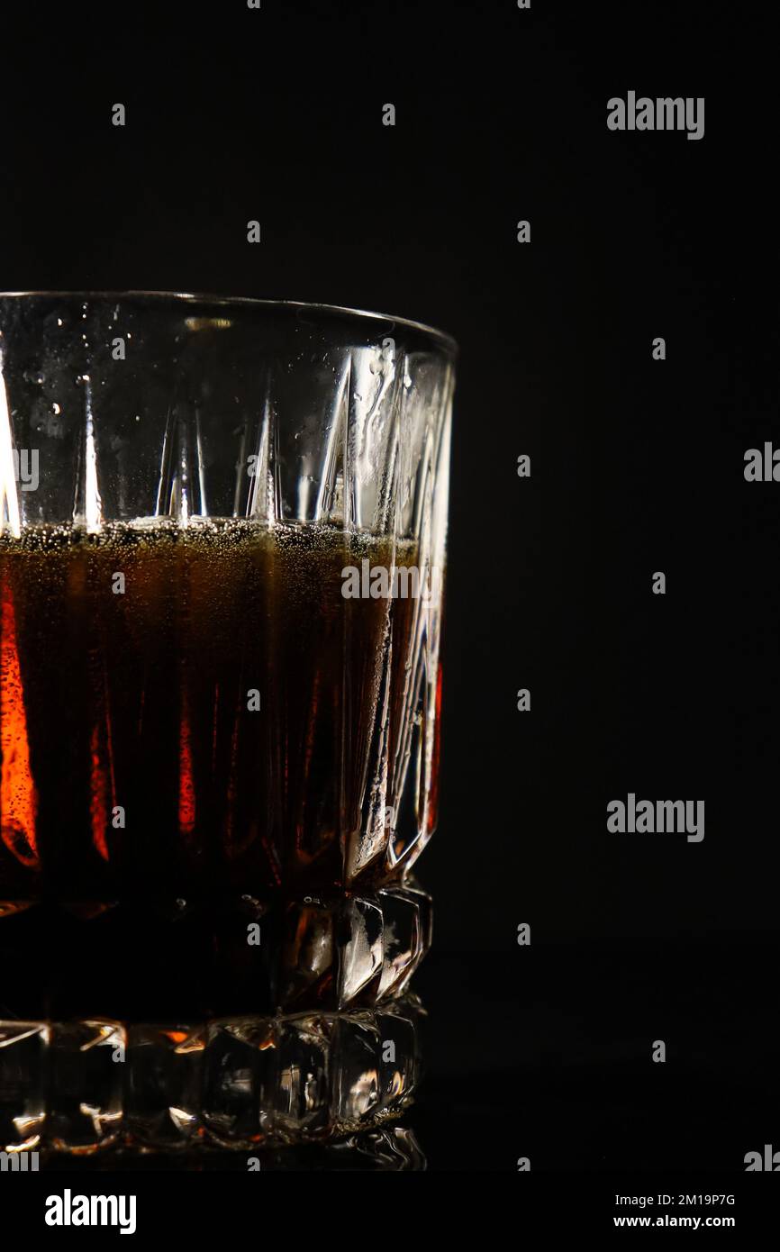 Drink Splashing in glass cup Stock Photo Alamy