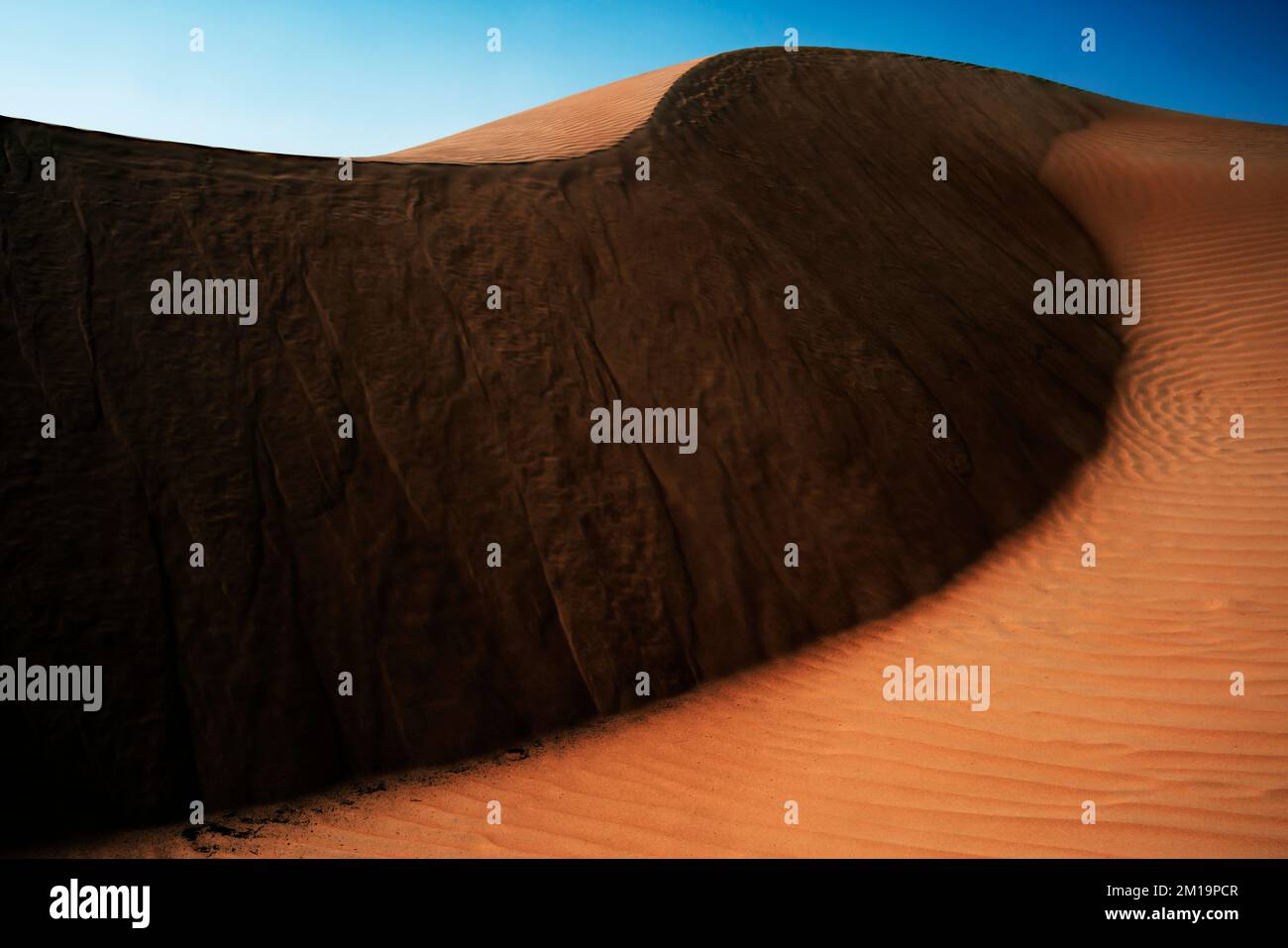 Sand dunes in Wahiba desert, Sultanate of Oman Stock Photo - Alamy