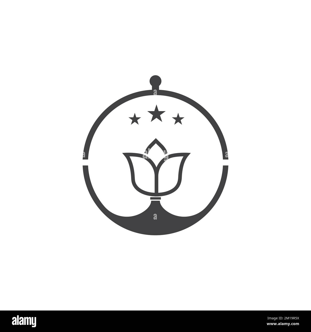 Restaurant Logo - Vector Illustration, Editable Graphic Design For Your Design. Stock Vector