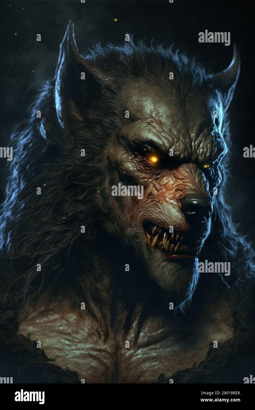 Scary werewolf hi-res stock photography and images - Alamy