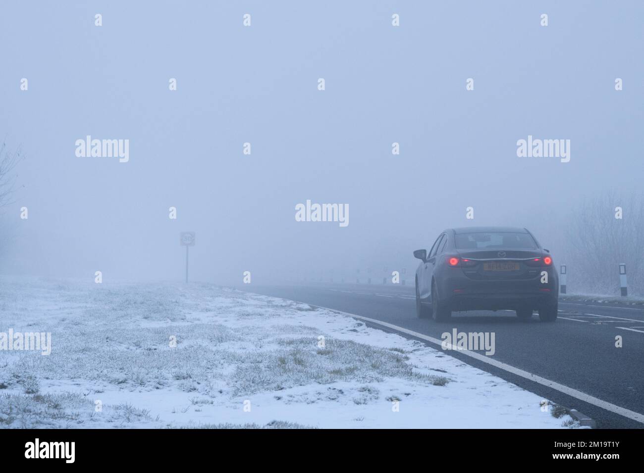 Storey Arms, Brecon Beacons, South Wales, UK. 8 December 2022. UK