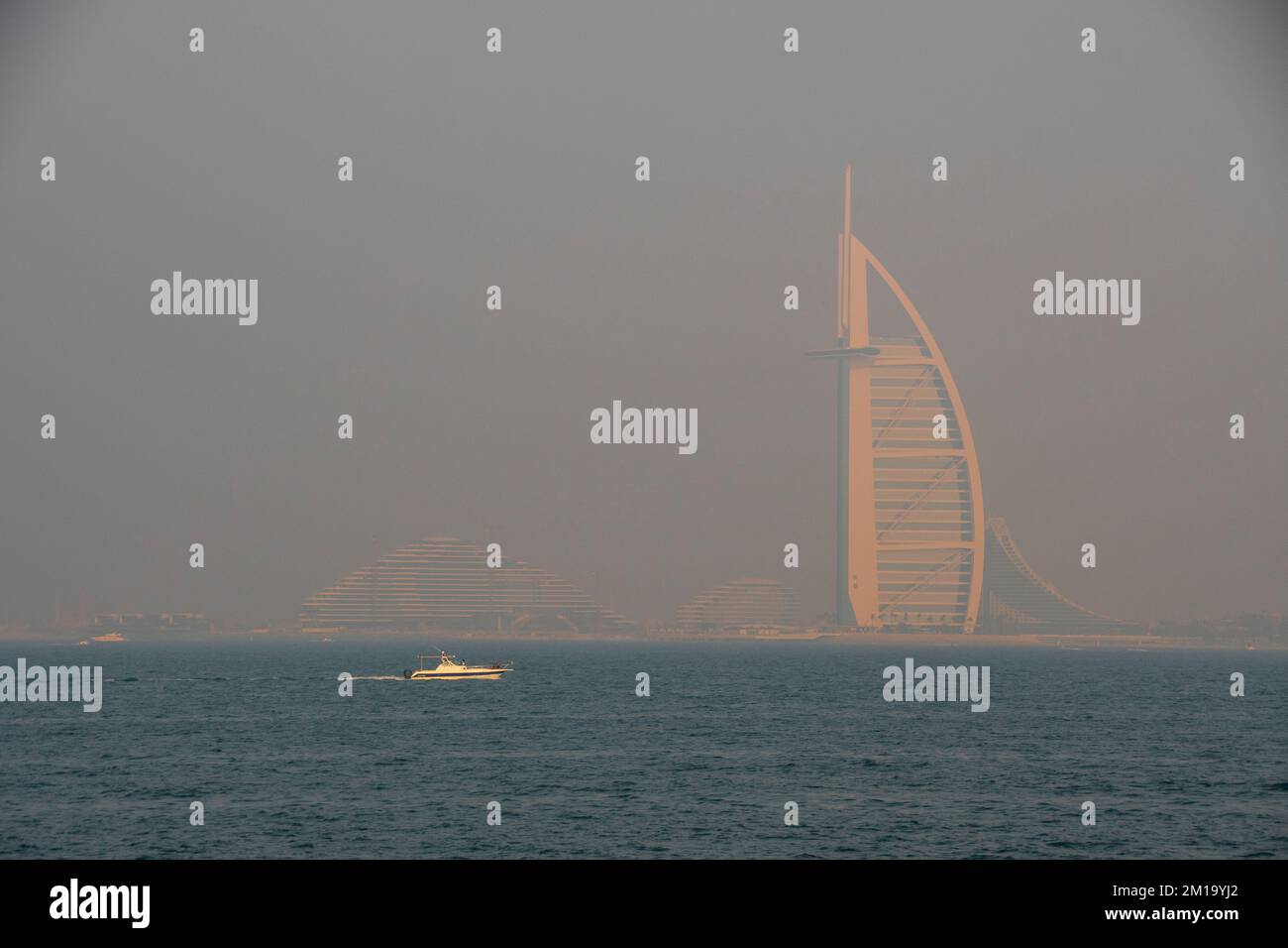 The Burj Al-Arab in Dubai Stock Photo