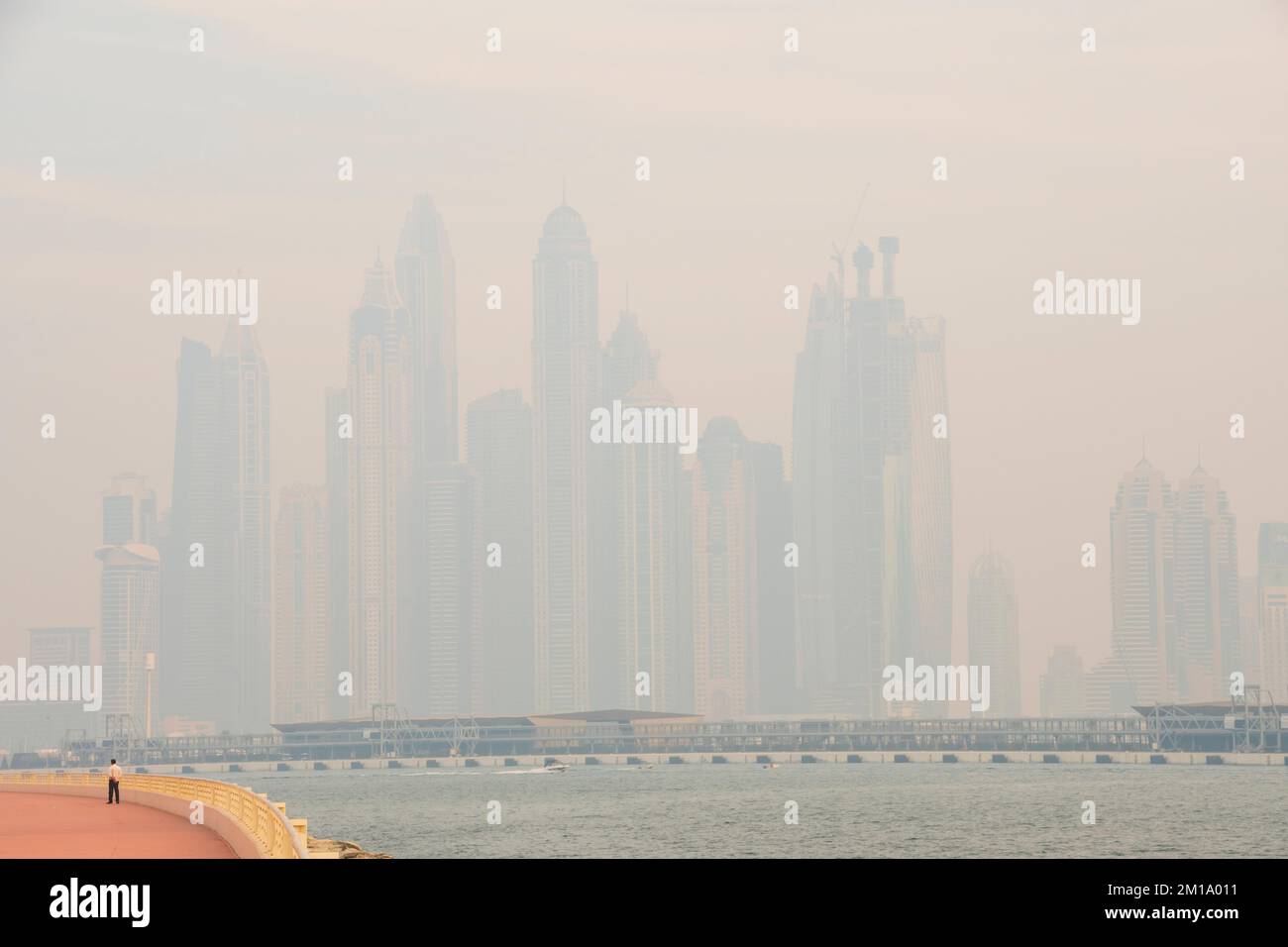 Dubai skyline . United arab emirates Stock Photo