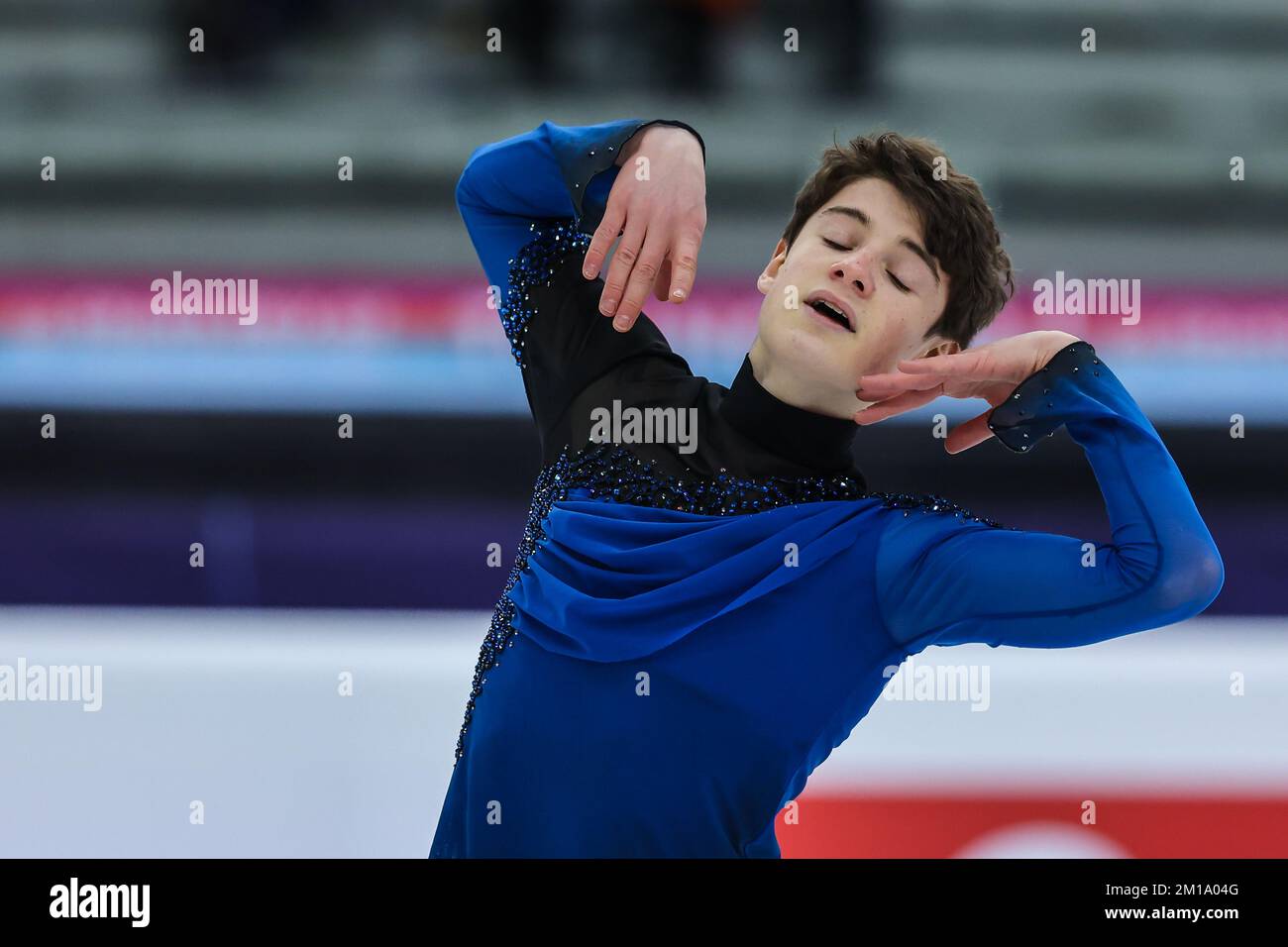 Turin, Italy. 10th Dec, 2022. Lucas Broussard of United States of