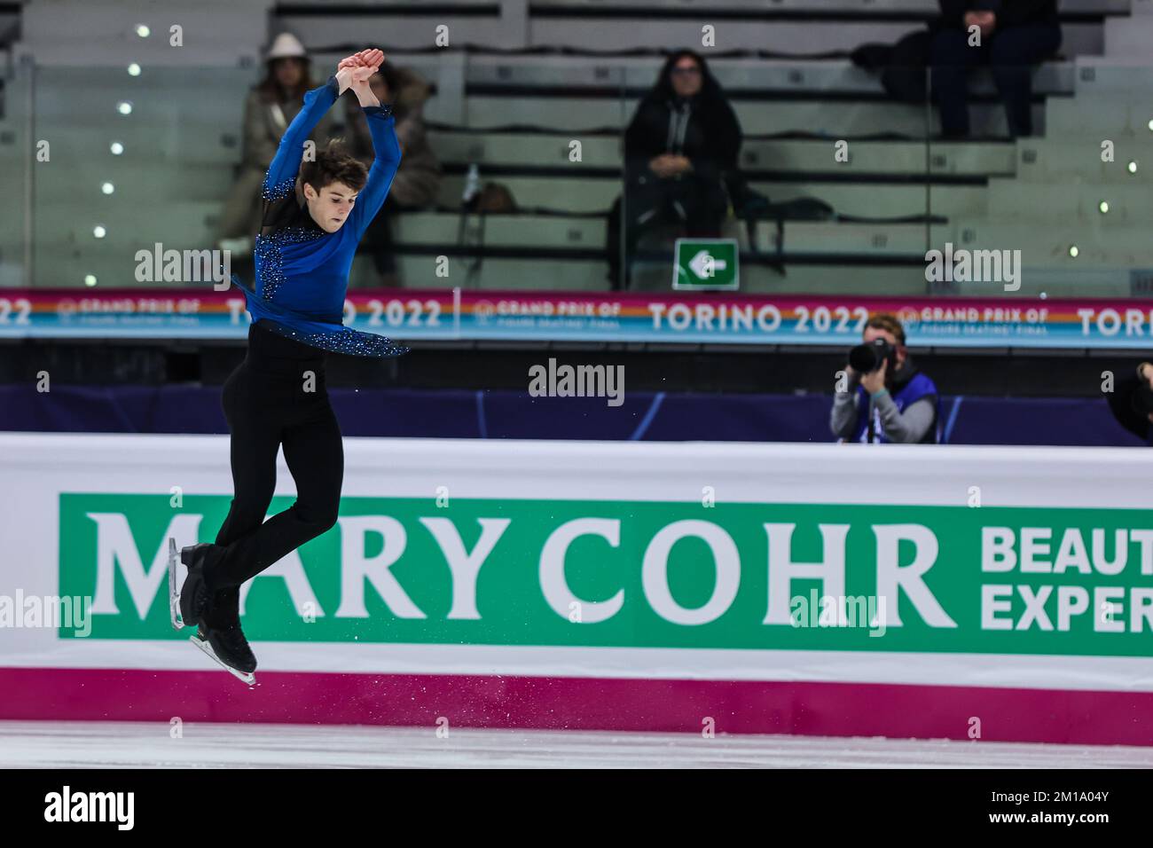 Turin, Italy. 10th Dec, 2022. Lucas Broussard of United States of