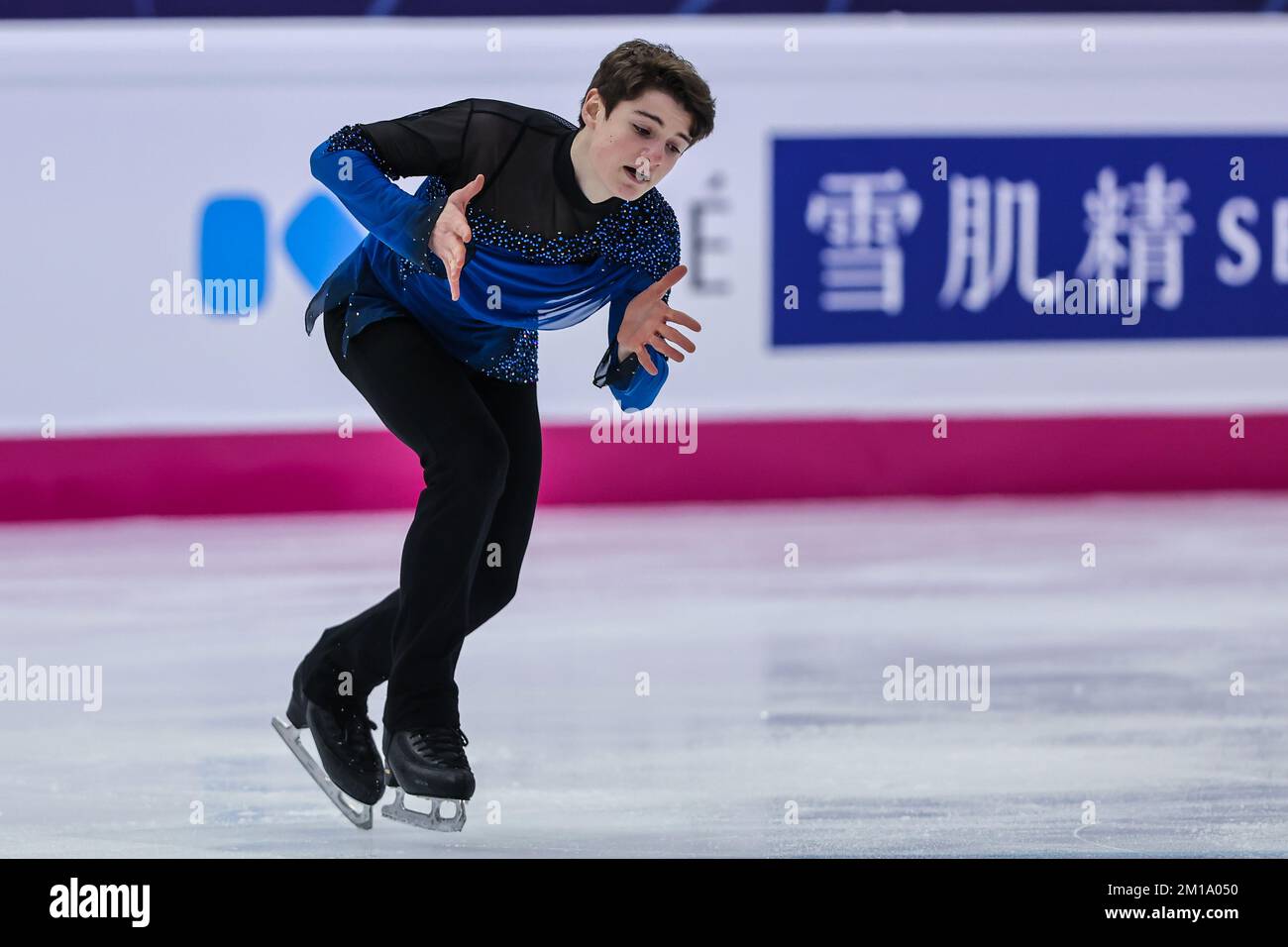 Turin, Italy. 10th Dec, 2022. Lucas Broussard of United States of