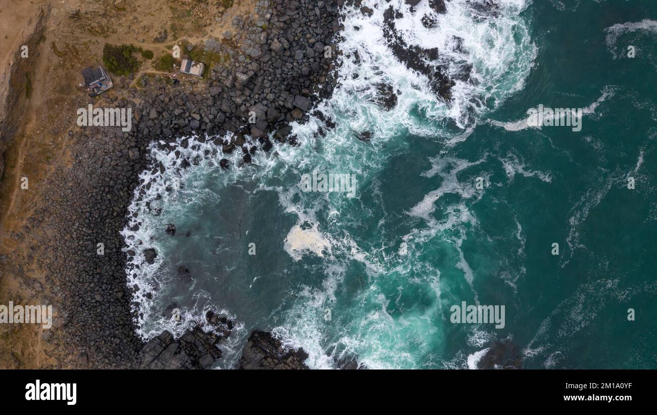 Ocean coast aerial drone shot hi-res stock photography and images - Alamy