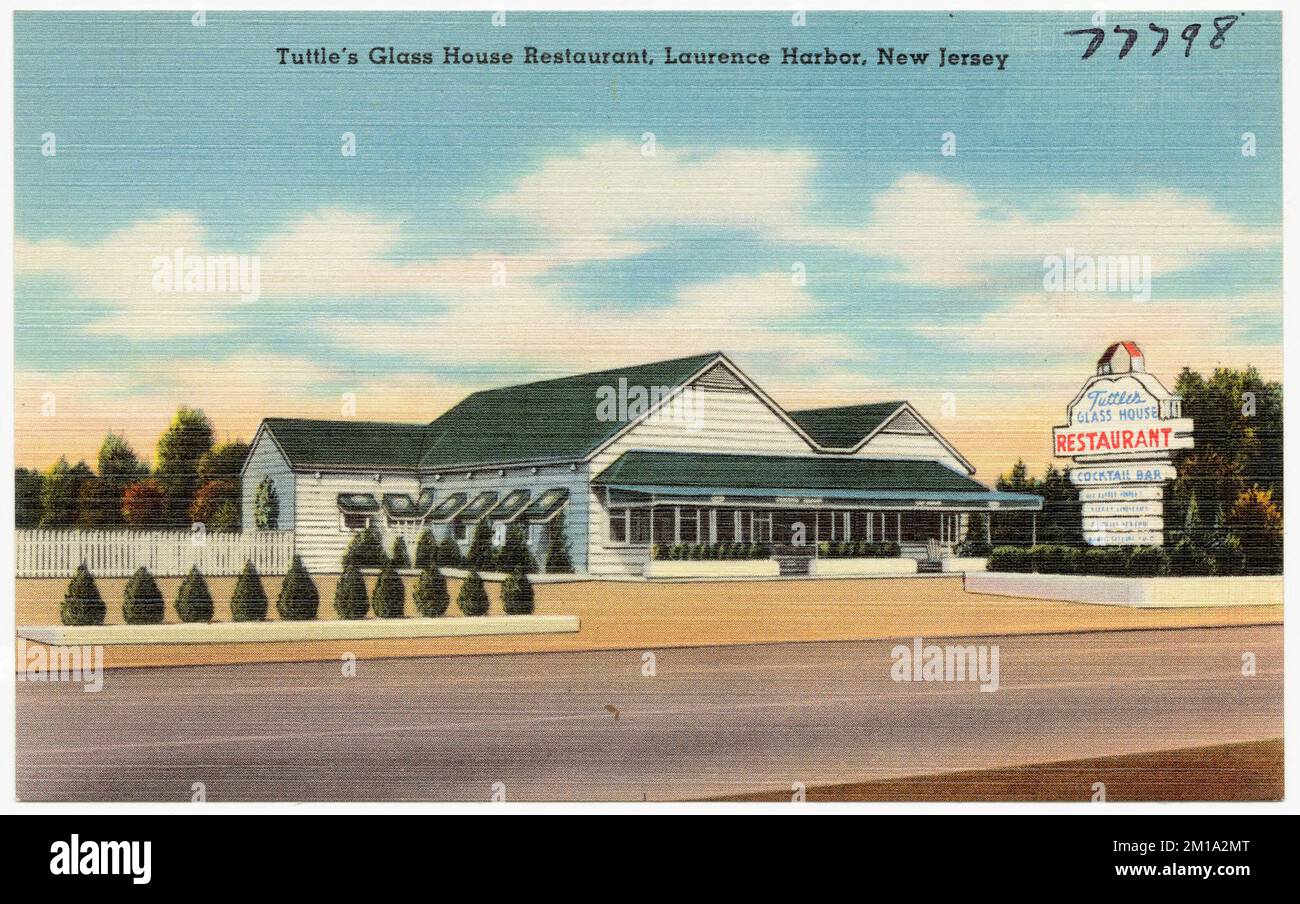 Tuttle's Glass House restaurant, Laurence Harbor, New Jersey