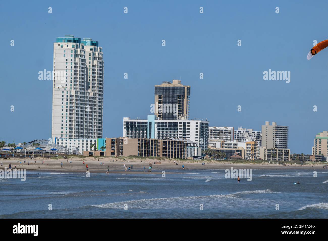 Beach at South Padre Island, Texas Stock Photo Alamy