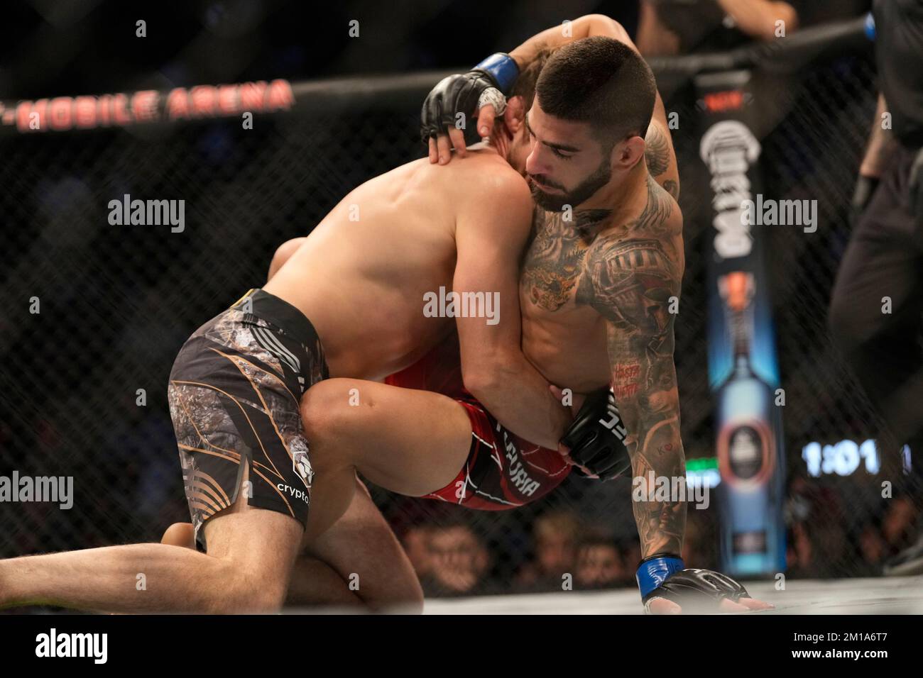 Bryce mitchell l and ilia topuria r hi-res stock photography and images -  Alamy