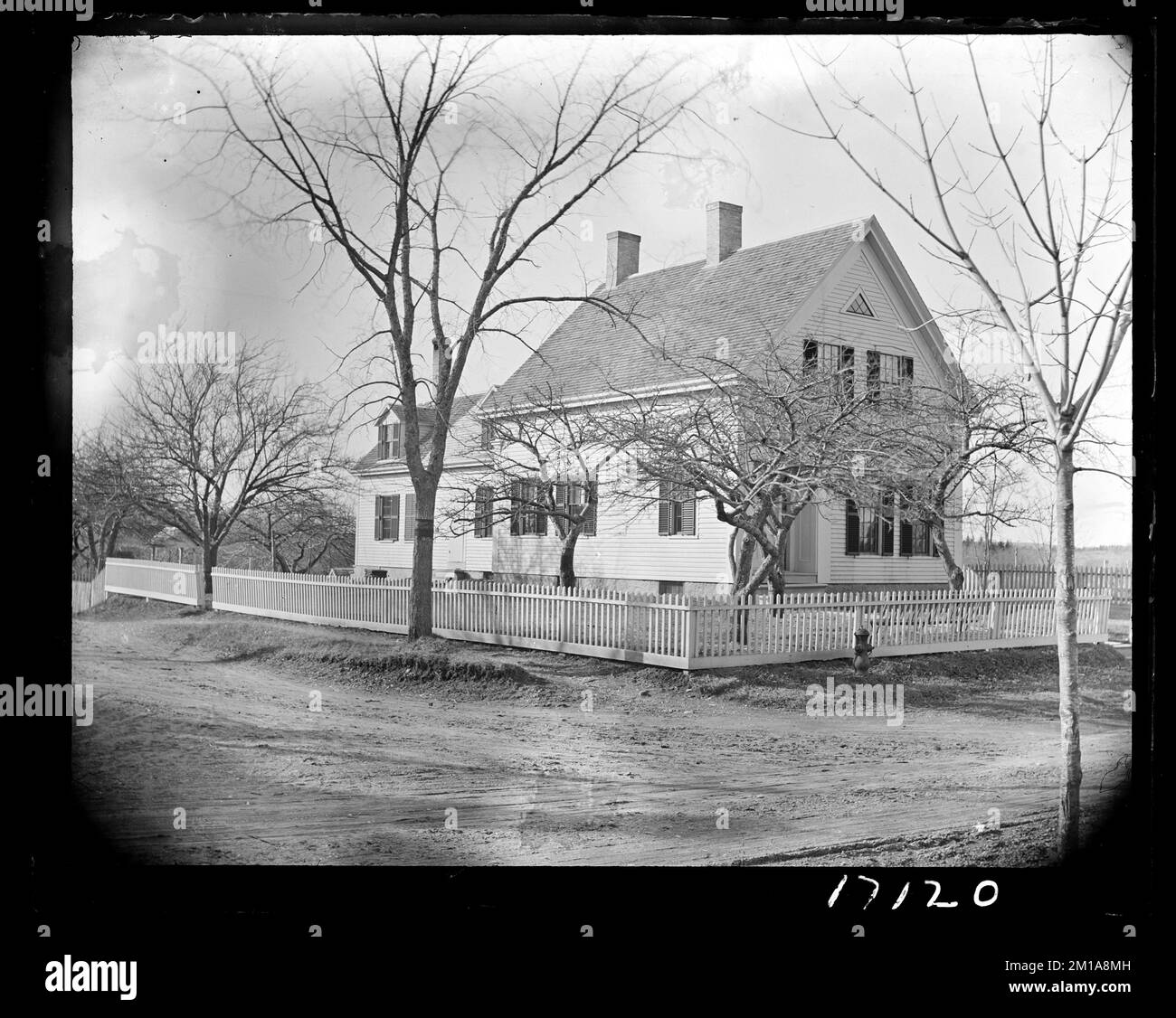 Unidentified house , Buildings. Hingham Public Library Glass Slide ...