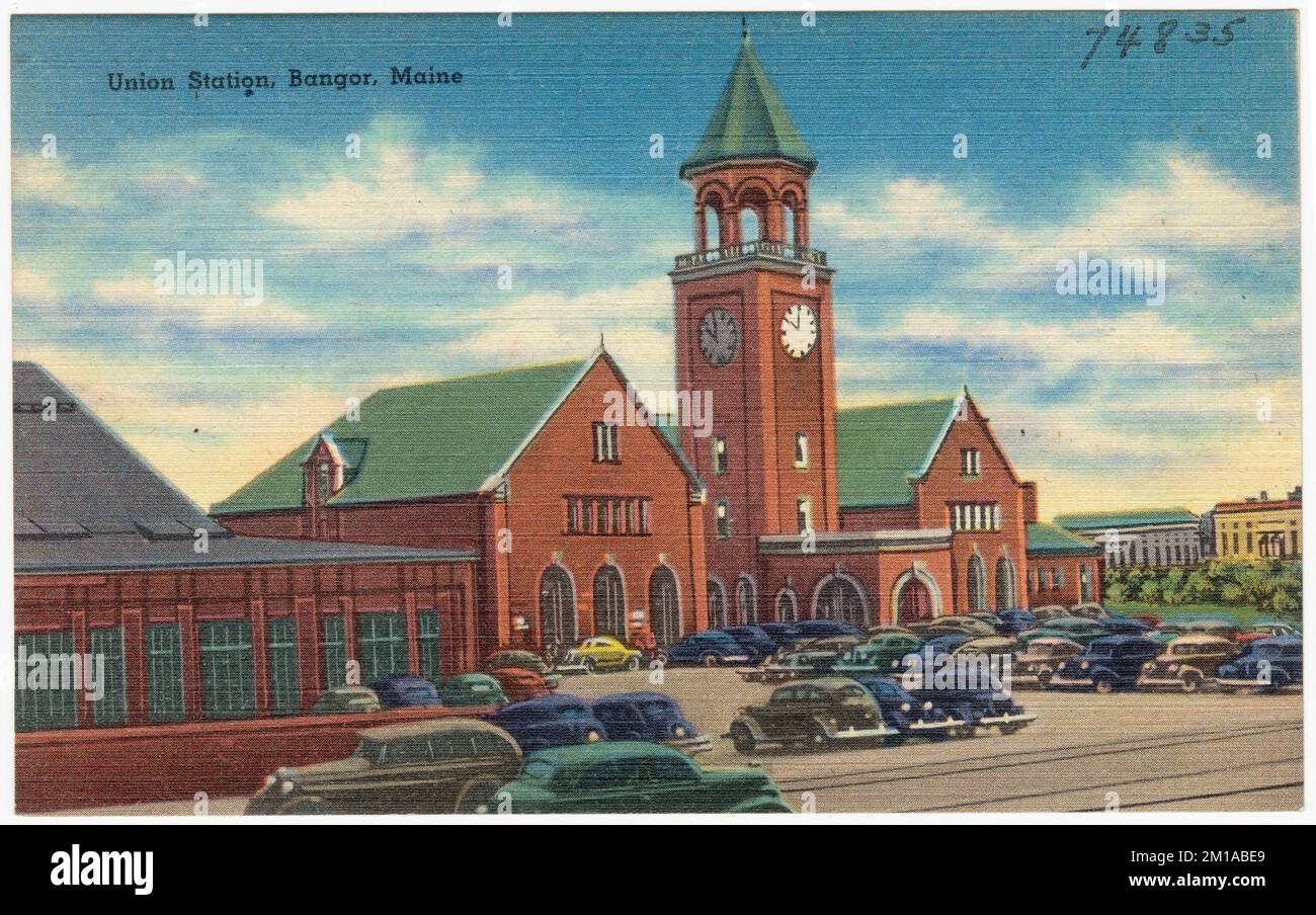 Union Station, Bangor, Maine , Railroad stations, Tichnor Brothers
