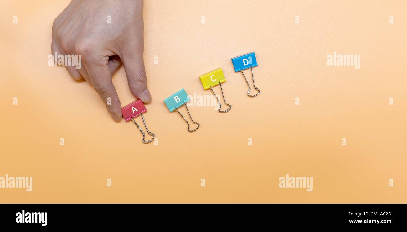 The order of priority in any activity is correct. A person sets