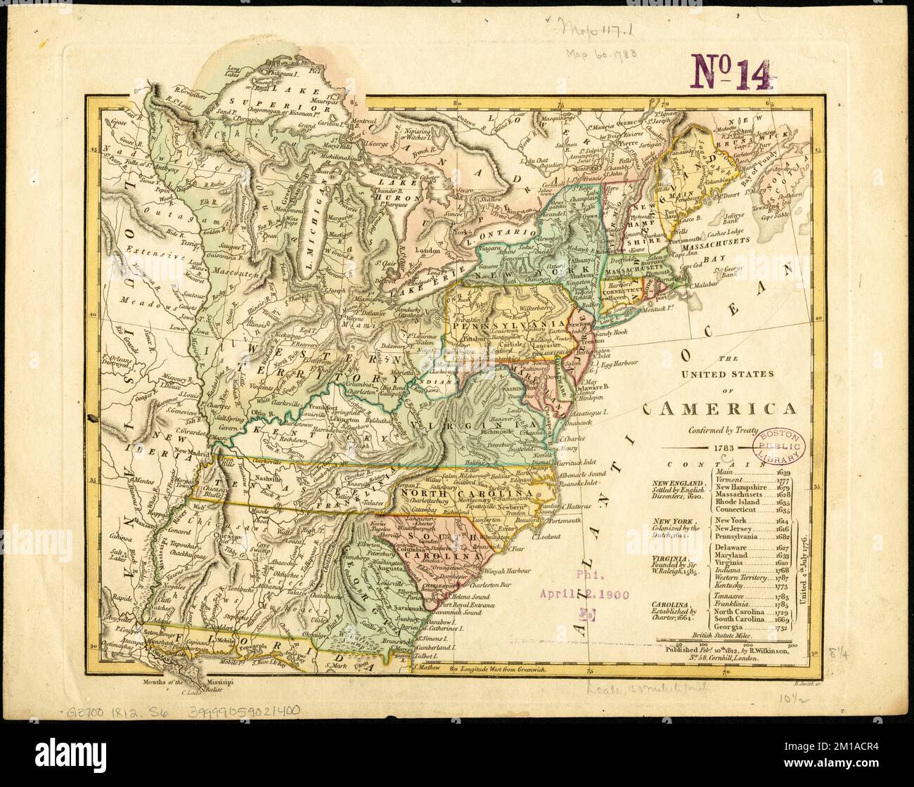 The United States of America confirmed - The United States Of America Confirmed By Treaty 1783 United States Maps Norman B Leventhal Map Center Collection 2M1ACR4 