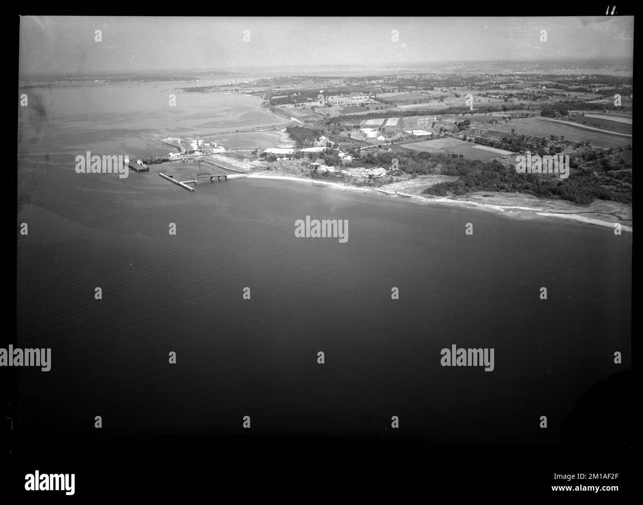 U.S. Fuel Depot, Melville, RI looking northeast , Military depots, USN