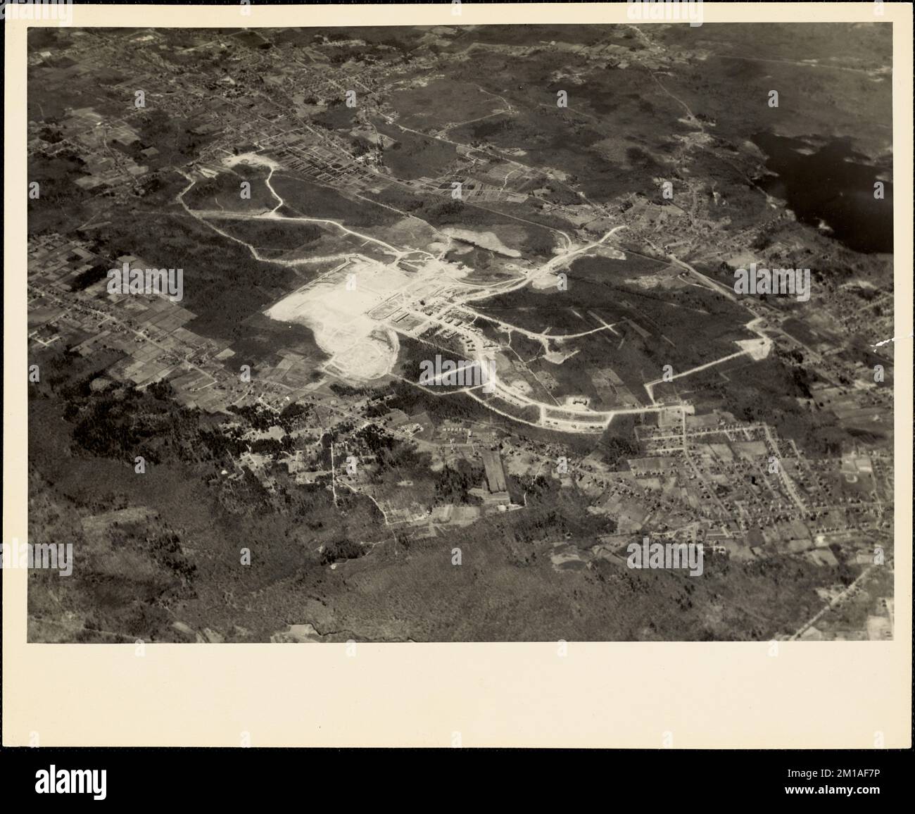 U.S. Naval Air Station, So. Weymouth, MA from NE , Air bases. Photographs of the First Naval