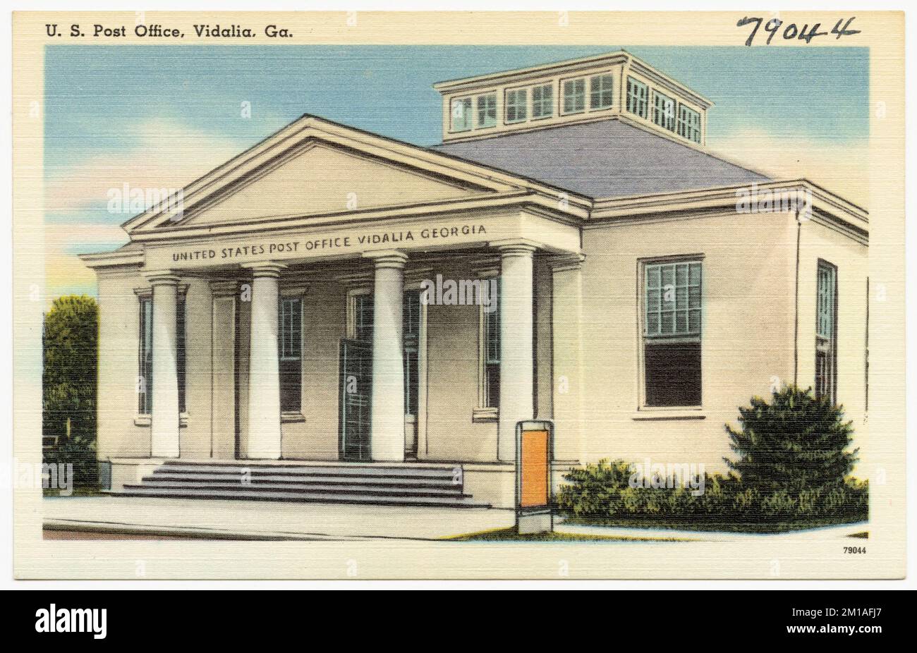 U.S. Post Office, Vidalia, Ga. , Post offices, Tichnor Brothers