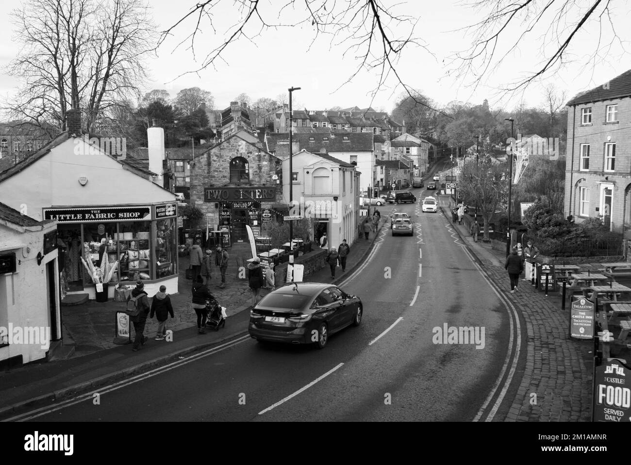 Skipton town centre Black and White Stock Photos & Images Alamy