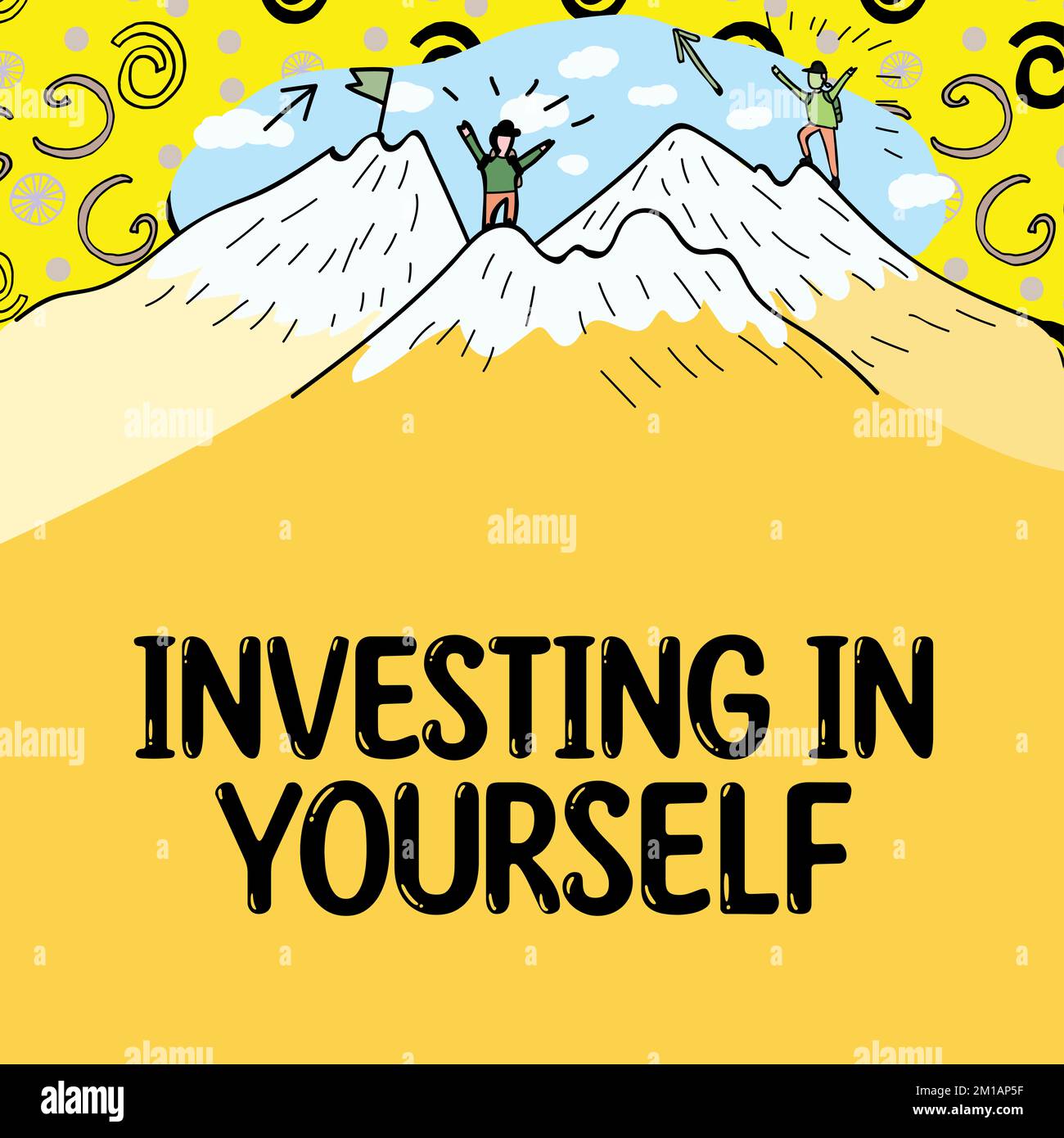 Conceptual caption investing in yourself internet concept learning new