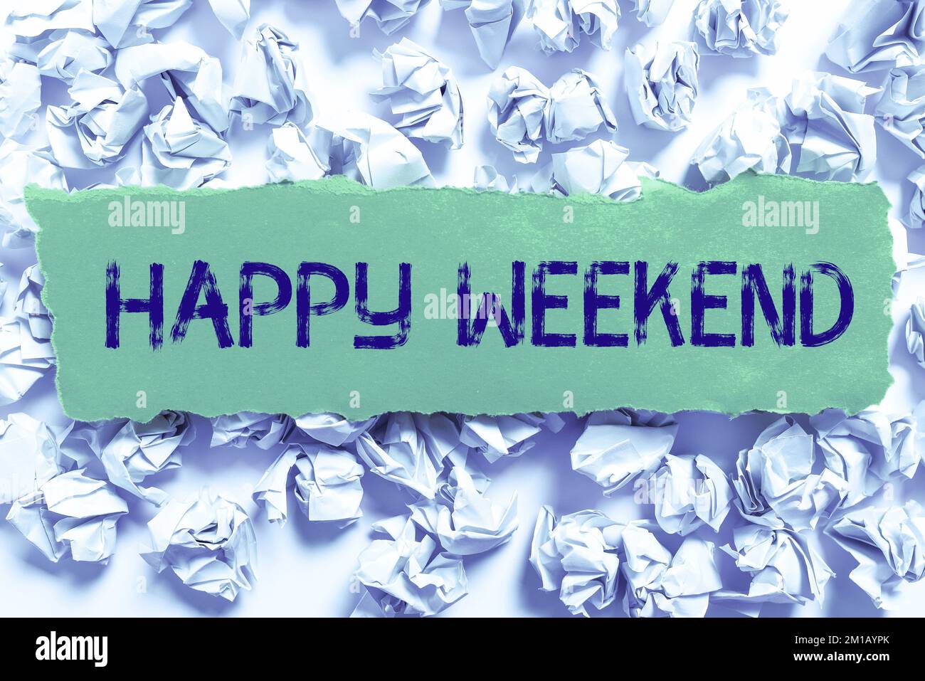 Text caption presenting Happy Weekend. Business idea Cheerful rest day ...