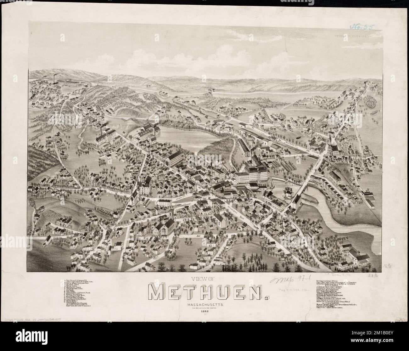 Methuen massachusetts map hires stock photography and images Alamy