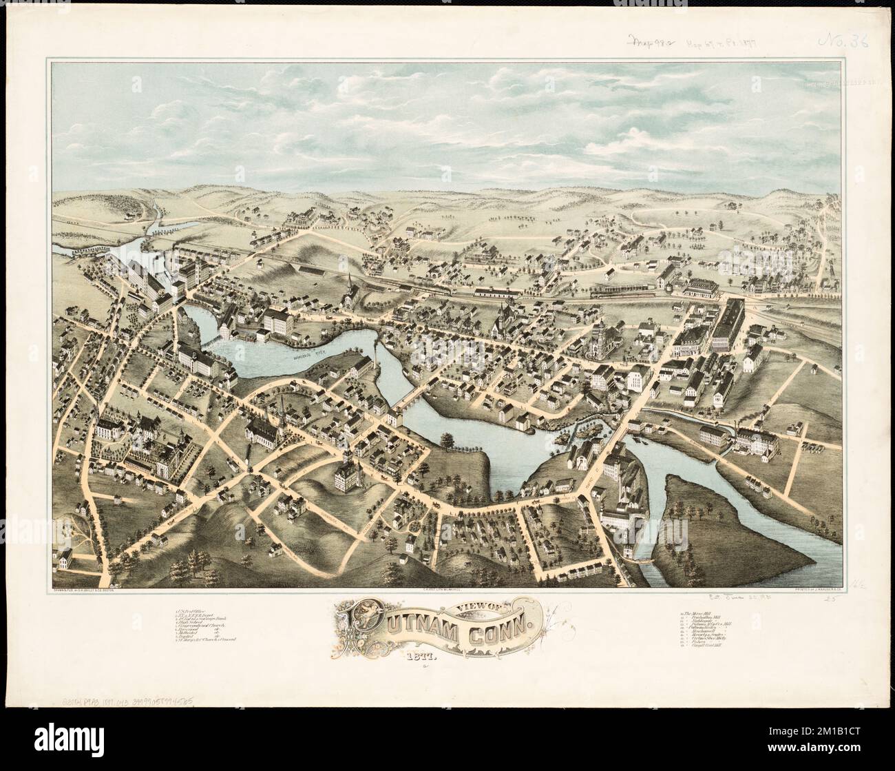 Putnam map hi-res stock photography and images - Alamy