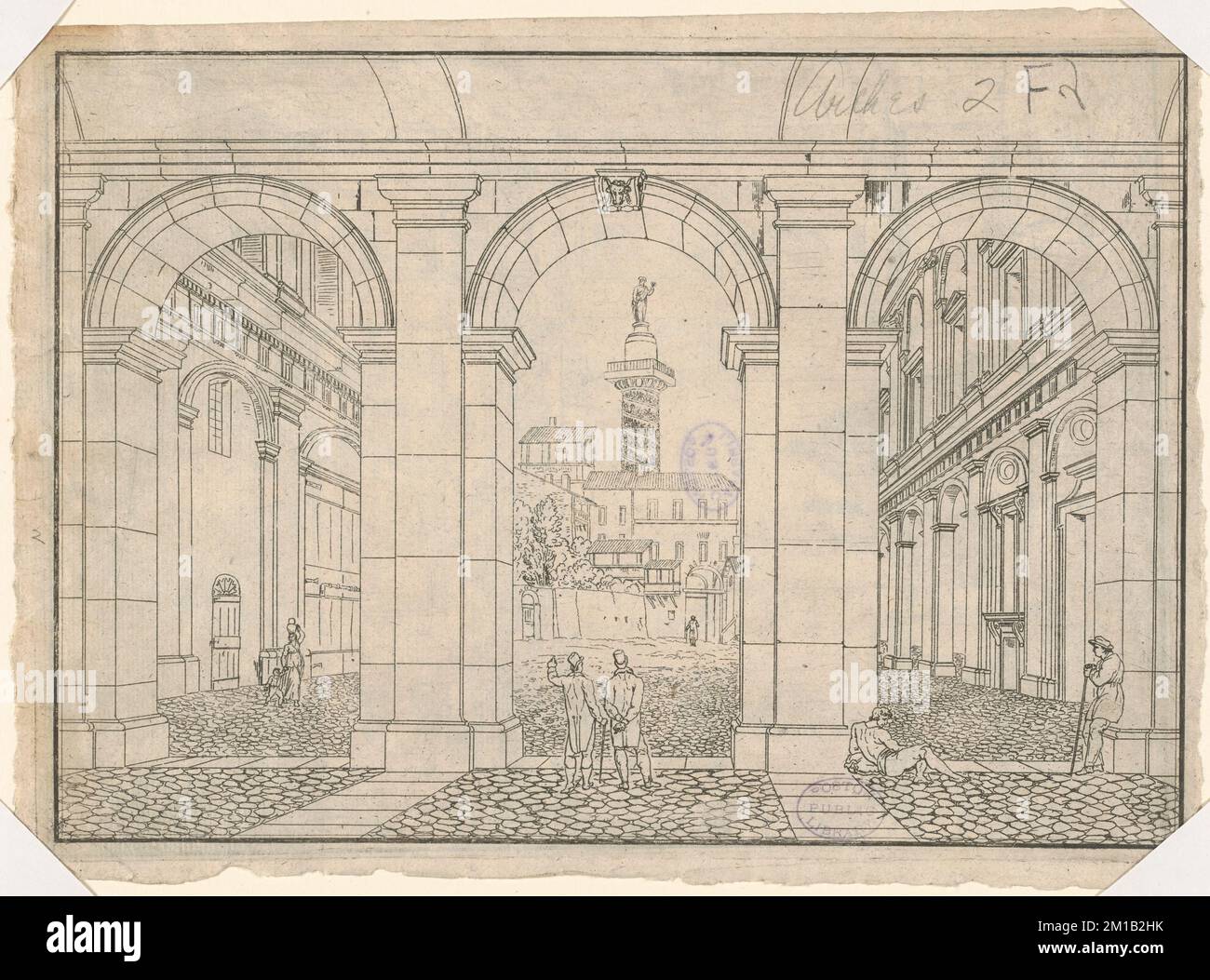 Trajan Column Drawing Trajans column prints hi-res stock photography and images - Alamy