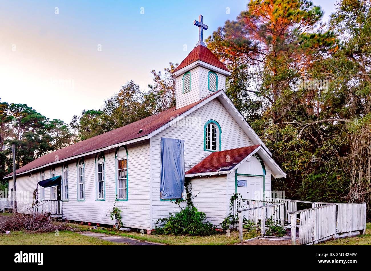 St. Philip Neri Catholic Church is pictured, Dec. 8, 2022, in Theodore