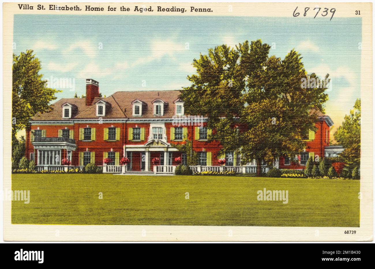 Villa St. Elizabeth, home for the aged, Reading, Penna. , Houses, Tichnor Brothers Collection